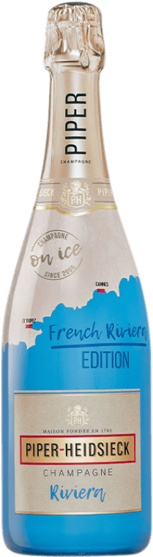 61,95 € Free Shipping | White sparkling Piper-Heidsieck Riviera A.O.C. Champagne Champagne France Pinot Black, Chardonnay, Pinot Meunier Bottle 75 cl