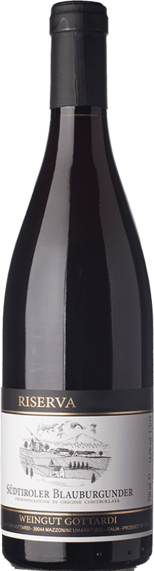 64,95 € Kostenloser Versand | Rotwein Gottardi Reserve D.O.C. Alto Adige Trentino-Südtirol Italien Spätburgunder Flasche 75 cl