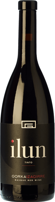 19,95 € 免费送货 | 红酒 Gorka Izagirre Ilun de Gorka Txacoli 西班牙 Hondarribi Beltza 瓶子 75 cl