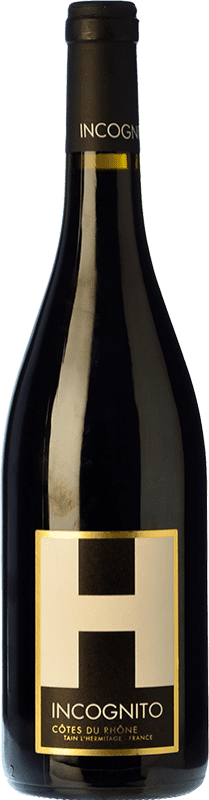 37,95 € 免费送货 | 红酒 Paul Jaboulet Aîné Incognito H A.O.C. Côtes du Rhône 罗纳 法国 Syrah 瓶子 75 cl