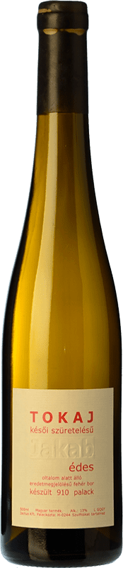 33,95 € Бесплатная доставка | Сладкое вино Holass Jakab Edès I.G. Tokaj-Hegyalja Токай Венгрия Furmint, Hárslevelü бутылка 75 cl