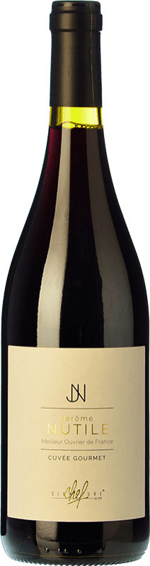 16,95 € Spedizione Gratuita | Vino Rosso Wines and Brands Jerome Nutile Gourmet Cuvée A.O.C. Corbières Languedoc Francia Syrah, Garnacha — Grenache, Cariñena — Carignano Bottiglia 75 cl