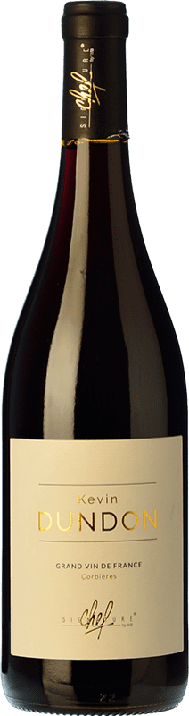 33,95 € Spedizione Gratuita | Vino Rosso Wines and Brands Kevin Dundon Gourmet Cuvée A.O.C. Corbières Languedoc Francia Syrah, Garnacha — Grenache, Cariñena — Carignano Bottiglia 75 cl