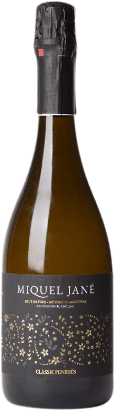 19,95 € Free Shipping | White sparkling Miquel Jané Clàssic Brut Nature D.O. Penedès Catalonia Spain Sauvignon White Bottle 75 cl