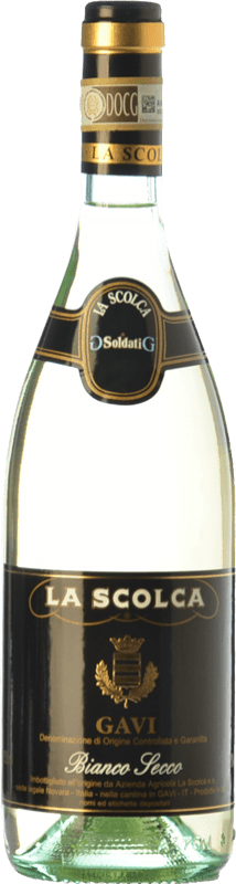 76,95 € Envío gratis | Vino blanco La Scolca Etichetta Nera D.O.C.G. Cortese di Gavi Piemonte Italia Cortese Botella Magnum 1,5 L