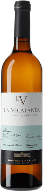 23,95 € Бесплатная доставка | Белое вино Bodegas Bilbaínas La Vicalanda D.O.Ca. Rioja Ла-Риоха Испания Tempranillo White бутылка 75 cl