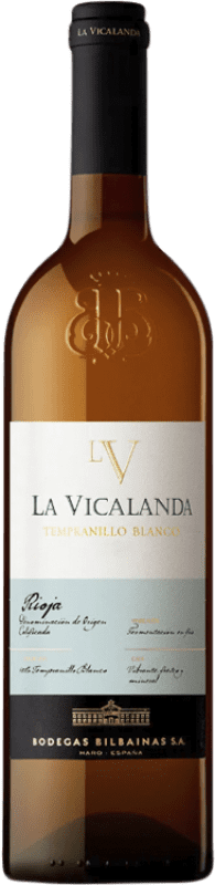 24,95 € 送料無料 | 白ワイン Bodegas Bilbaínas La Vicalanda D.O.Ca. Rioja ラ・リオハ スペイン Tempranillo White ボトル 75 cl