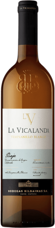 25,95 € Spedizione Gratuita | Vino Bianco Bodegas Bilbaínas La Vicalanda D.O.Ca. Rioja La Rioja Spagna Tempranillo 75 cl