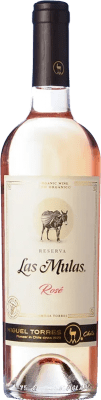 19,95 € Envío gratis | Vino Rosado Miguel Torres Las Mulas Rosé — Rosado Reserva I.G. Valle Central Valle Central Chile Monastrell, Pinot Negro 75 cl
