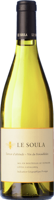 29,95 € Envío gratis | Vino blanco Le Soula Terroir d'Altitude Blanc I.G.P. Vin de Pays Côtes Catalanes Roussillon Francia Garnacha, Roussanne, Macabeo, Sauvignon Blanca, Vermentino, Marsanne Botella 75 cl
