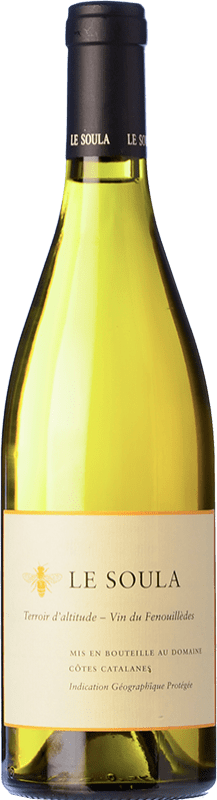 29,95 € 免费送货 | 白酒 Le Soula Terroir d'Altitude Blanc I.G.P. Vin de Pays Côtes Catalanes 鲁西永 法国 Grenache, Roussanne, Macabeo, Sauvignon White, Vermentino, Marsanne 瓶子 75 cl