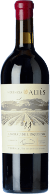51,95 € Free Shipping | Red wine Herència Altés Lo Grau de l'Inquisidor D.O. Terra Alta Catalonia Spain Syrah, Grenache Hairy Bottle 75 cl