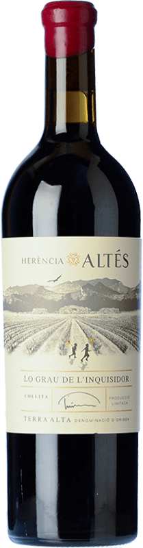 57,95 € Free Shipping | Red wine Herència Altés Lo Grau de l'Inquisidor D.O. Terra Alta Catalonia Spain Syrah, Grenache Hairy Bottle 75 cl