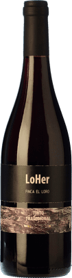 13,95 € Бесплатная доставка | Красное вино LoHer Tradicional D.O. Tacoronte-Acentejo Канарские острова Испания Listán Black бутылка 75 cl