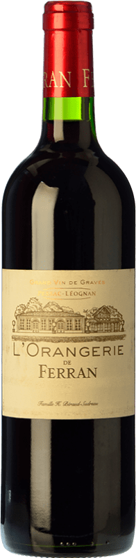 19,95 € Бесплатная доставка | Красное вино Château Ferran L'Orangerie Rouge A.O.C. Pessac-Léognan Бордо Франция Merlot, Cabernet Sauvignon бутылка 75 cl