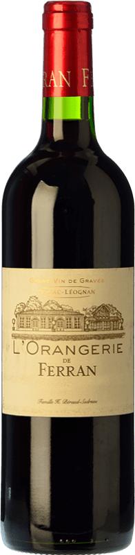 19,95 € Envío gratis | Vino tinto Château Ferran L'Orangerie Rouge A.O.C. Pessac-Léognan Burdeos Francia Merlot, Cabernet Sauvignon Botella 75 cl