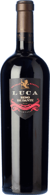 39,95 € Free Shipping | Red wine Luca Wines Laura Catena Beso de Dante Blend Aged I.G. Valle de Uco Uco Valley Argentina Cabernet Sauvignon, Cabernet Franc, Malbec Bottle 75 cl