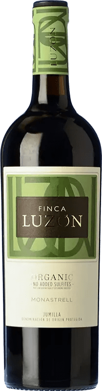 6,95 € Spedizione Gratuita | Vino rosso Luzón Sin Sulfitos D.O. Jumilla Regione di Murcia Spagna Monastrell Bottiglia 75 cl