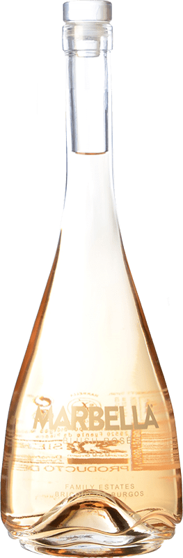 33,95 € Free Shipping | Rosé wine Málaga Virgen Marbella Blush Rosé Young D.O. Sierras de Málaga Andalusia Spain Syrah Bottle 75 cl