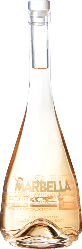 36,95 € Kostenloser Versand | Roséwein Málaga Virgen Marbella Blush Rosé Jung D.O. Sierras de Málaga Andalusien Spanien Syrah Flasche 75 cl