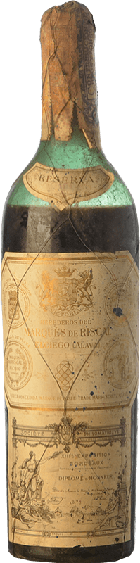 275,95 € Spedizione Gratuita | Vino rosso Marqués de Riscal 1934 D.O.Ca. Rioja La Rioja Spagna Tempranillo, Graciano, Mazuelo Bottiglia 75 cl