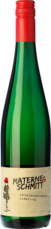 18,95 € 免费送货 | 白酒 Weingut Materne & Schmitt Wunschkind Q.b.A. Mosel Mosel 德国 Riesling 瓶子 75 cl
