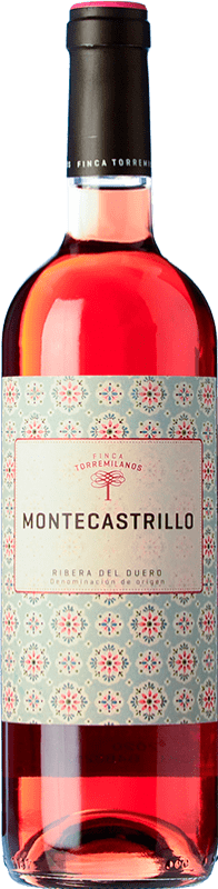 4,95 € Free Shipping | Rosé Wine Finca Torremilanos Montecastrillo Bío Bío Valley Chile Zweigelt, Abrusco Bottle 75 cl