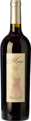 7,95 € Envío gratis | Vino tinto Montine Muse Rouge A.O.C. Côtes de Provence Provence Francia Syrah, Garnacha Botella 75 cl
