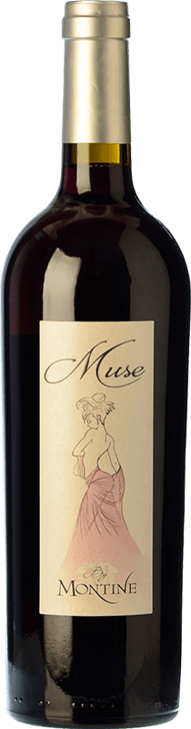 7,95 € Free Shipping | Red wine Domaine de Montine Muse Rouge A.O.C. Côtes de Provence Provence France Syrah, Grenache Bottle 75 cl