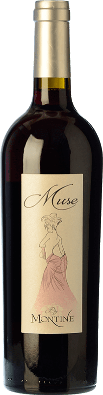 7,95 € Spedizione Gratuita | Vino rosso Montine Muse Rouge A.O.C. Côtes de Provence Provenza Francia Syrah, Grenache Bottiglia 75 cl