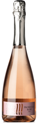 9,95 € 送料無料 | ロゼスパークリングワイン Naonis La Delizia Rosé Extradry 余分な乾燥 D.O.C. Prosecco ベネト イタリア Pinot Black, Glera ボトル 75 cl