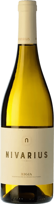 7,95 € Бесплатная доставка | Белое вино Nivarius N D.O.Ca. Rioja Ла-Риоха Испания Viura, Malvasía, Tempranillo White, Maturana White бутылка 75 cl