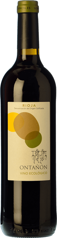 7,95 € Spedizione Gratuita | Vino Rosso Ontañón D.O.Ca. Rioja La Rioja Spagna Tempranillo Eco — Biologico 75 cl