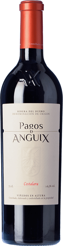 28,95 € Бесплатная доставка | Красное вино Pagos de Anguix Costalara D.O. Ribera del Duero Кастилия-Леон Испания Tempranillo бутылка 75 cl