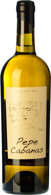 14,95 € Envio grátis | Vinho Branco Castellun Augusti Pepe Cabanas I.G.P. Viño da Terra de Barbanza e Iria Galiza Espanha Albariño — Albarinho 75 cl