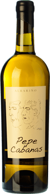 18,95 € Free Shipping | White wine Castellun Augusti Pepe Cabanas I.G.P. Viño da Terra de Barbanza e Iria Galicia Spain Albariño Bottle 75 cl
