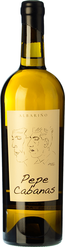 18,95 € Envoi gratuit | Vin blanc Castellun Augusti Pepe Cabanas I.G.P. Viño da Terra de Barbanza e Iria Galice Espagne Albariño Bouteille 75 cl