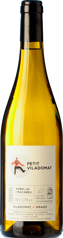 12,95 € 送料無料 | 白ワイン Viladomat Aragó Petit Viladomat D.O. Penedès カタロニア スペイン Macabeo, Xarel·lo ボトル 75 cl