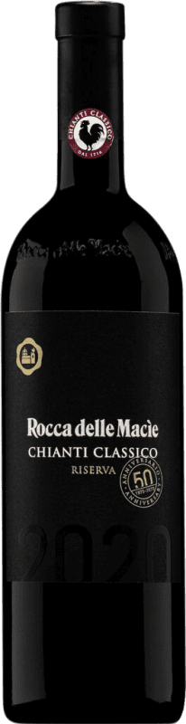 19,95 € Envío gratis | Vino tinto Rocca delle Macìe Zingarelli Reserva D.O.C.G. Chianti Classico Toscana Italia Cabernet Sauvignon, Sangiovese, Colorino Botella 75 cl