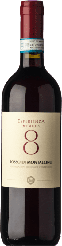 25,95 € Free Shipping | Red wine Rocca delle Macìe Esperienza Nº 8 D.O.C. Rosso di Montalcino Tuscany Italy Sangiovese Bottle 75 cl