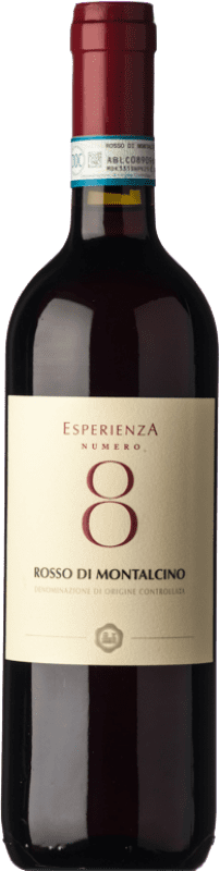 19,95 € Spedizione Gratuita | Vino Rosso Rocca delle Macìe Esperienza Nº 8 D.O.C. Rosso di Montalcino Toscana Italia Sangiovese 75 cl