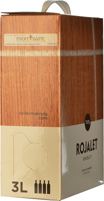 18,95 € 免费送货 | 红葡萄酒 Masroig Rojalet Envellit D.O. Montsant 加泰罗尼亚 西班牙 Garnacha — 歌海娜, Cariñena — 佳丽酿 Bag in Box — 盒中袋 3 L