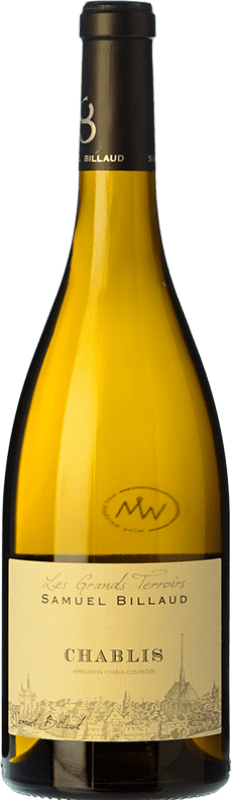 31,95 € Envío gratis | Vino blanco Samuel Billaud Les Grands Terroirs A.O.C. Chablis Borgoña Francia Chardonnay Botella 75 cl