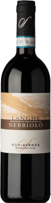 21,95 € Spedizione Gratuita | Vino Rosso Schiavenza D.O.C. Langhe Piemonte Italia Nebbiolo 75 cl