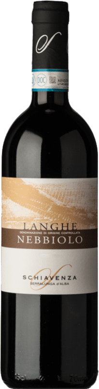 19,95 € Free Shipping | Red wine Schiavenza D.O.C. Langhe Piemonte Italy Nebbiolo Bottle 75 cl