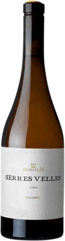 24,95 € Бесплатная доставка | Белое вино Mont-Rubí Serres Velles D.O. Penedès Каталония Испания Macabeo бутылка 75 cl