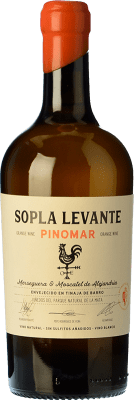 11,95 € 免费送货 | 白酒 El Monte Sopla Levante Pinomar 西班牙 Muscat of Alexandria, Merseguera 瓶子 75 cl