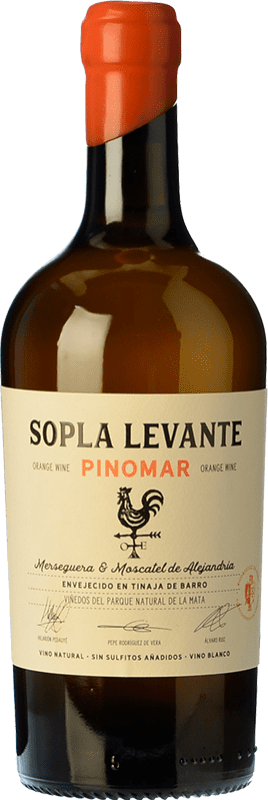 11,95 € 免费送货 | 白葡萄酒 El Monte Sopla Levante Pinomar 西班牙 Merseguera — 梅尔塞格拉, Moscatel — 麝香葡萄 75 cl