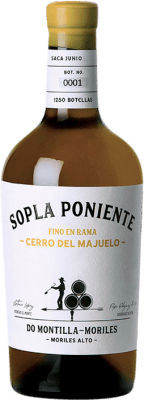 33,95 € Envío gratis | Vino generoso El Monte Sopla Poniente Fino en Rama Cerro del Majuelo D.O. Montilla-Moriles Andalucía España Pedro Ximénez Botella Medium 50 cl