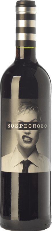 17,95 € Spedizione Gratuita | Vino rosso Uvas Felices Sospechoso I.G.P. Vino de la Tierra de Castilla Castilla-La Mancha Spagna Tempranillo, Tinta de Toro Bottiglia Magnum 1,5 L